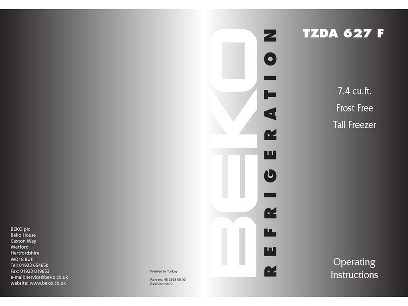 Beko TZDA627 User manual