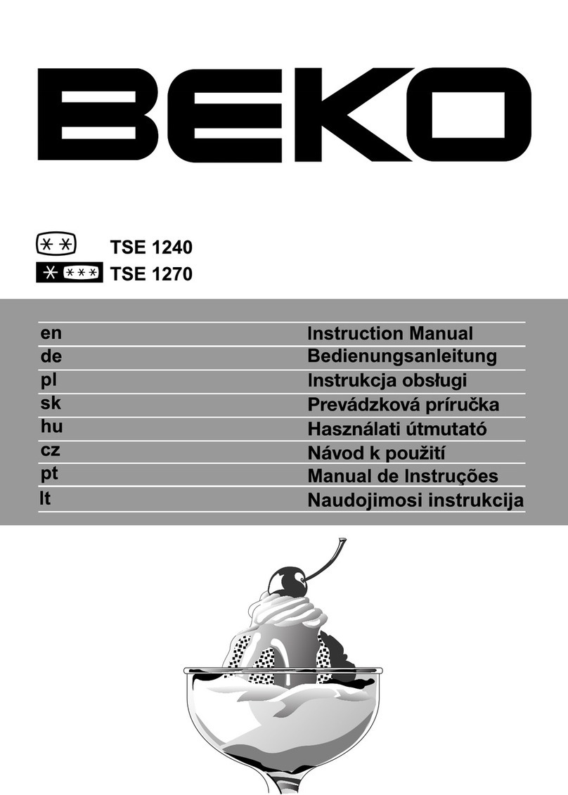 Beko TSE 1270 User manual