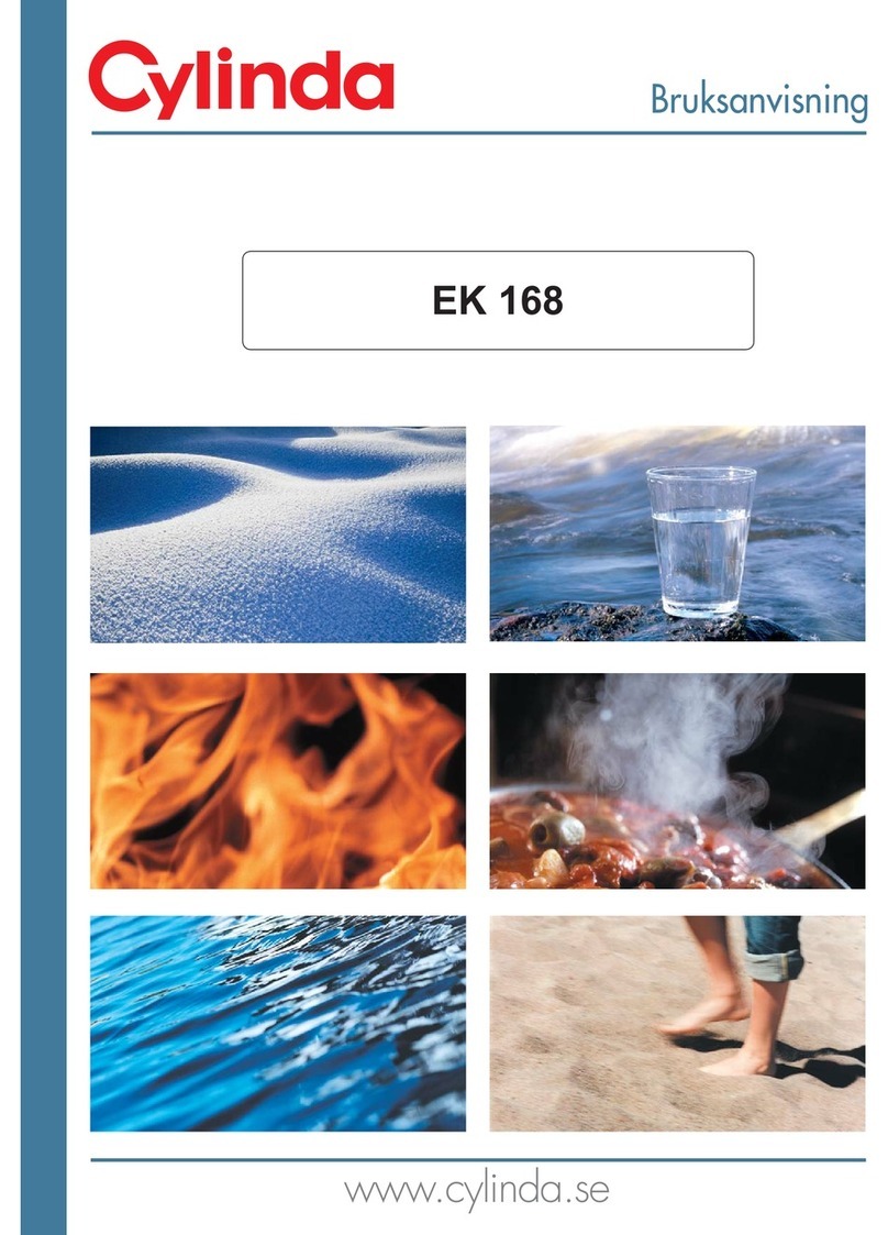 Cylinda EK 168 User manual