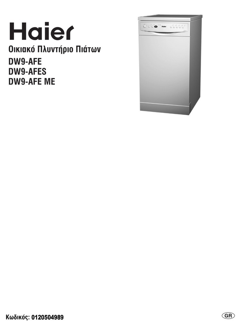 Haier DW9-AFES User manual