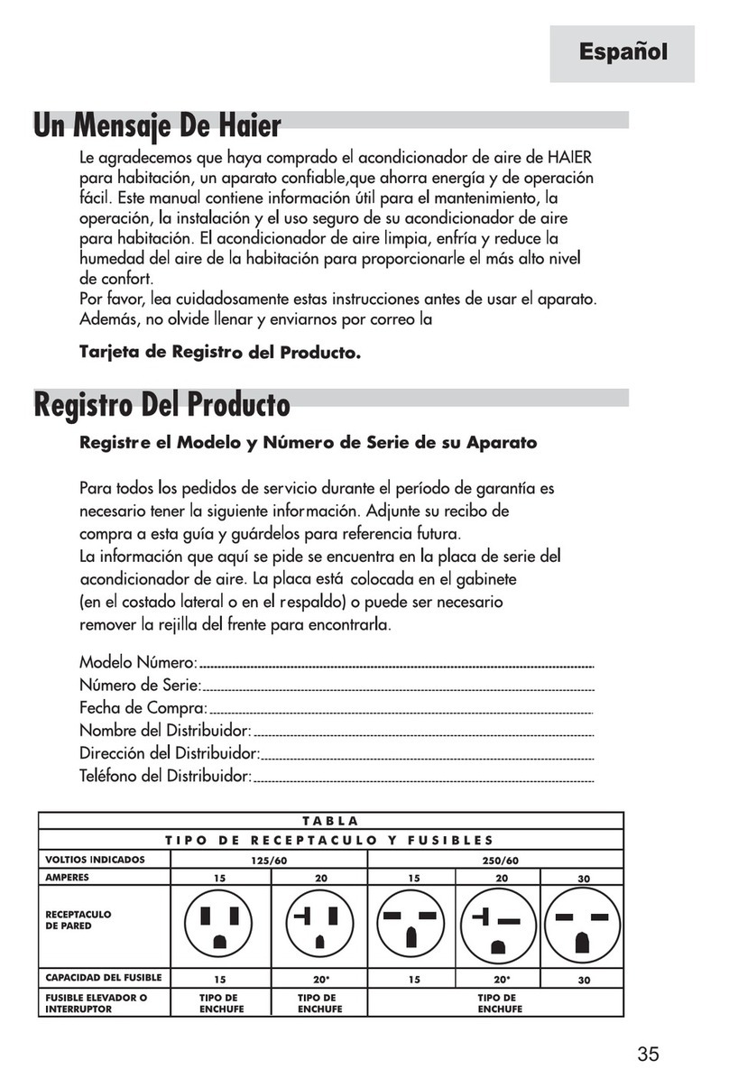 Haier ESAM3059 User manual