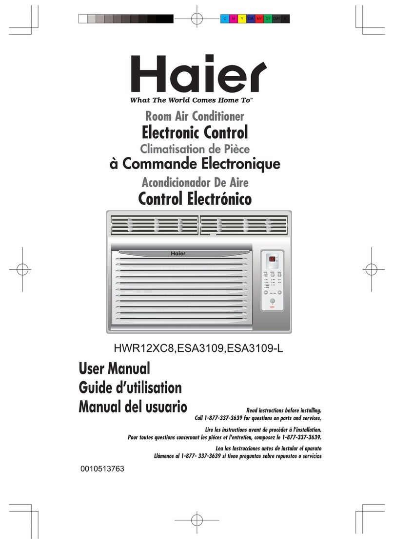 Haier ESA3109 User manual
