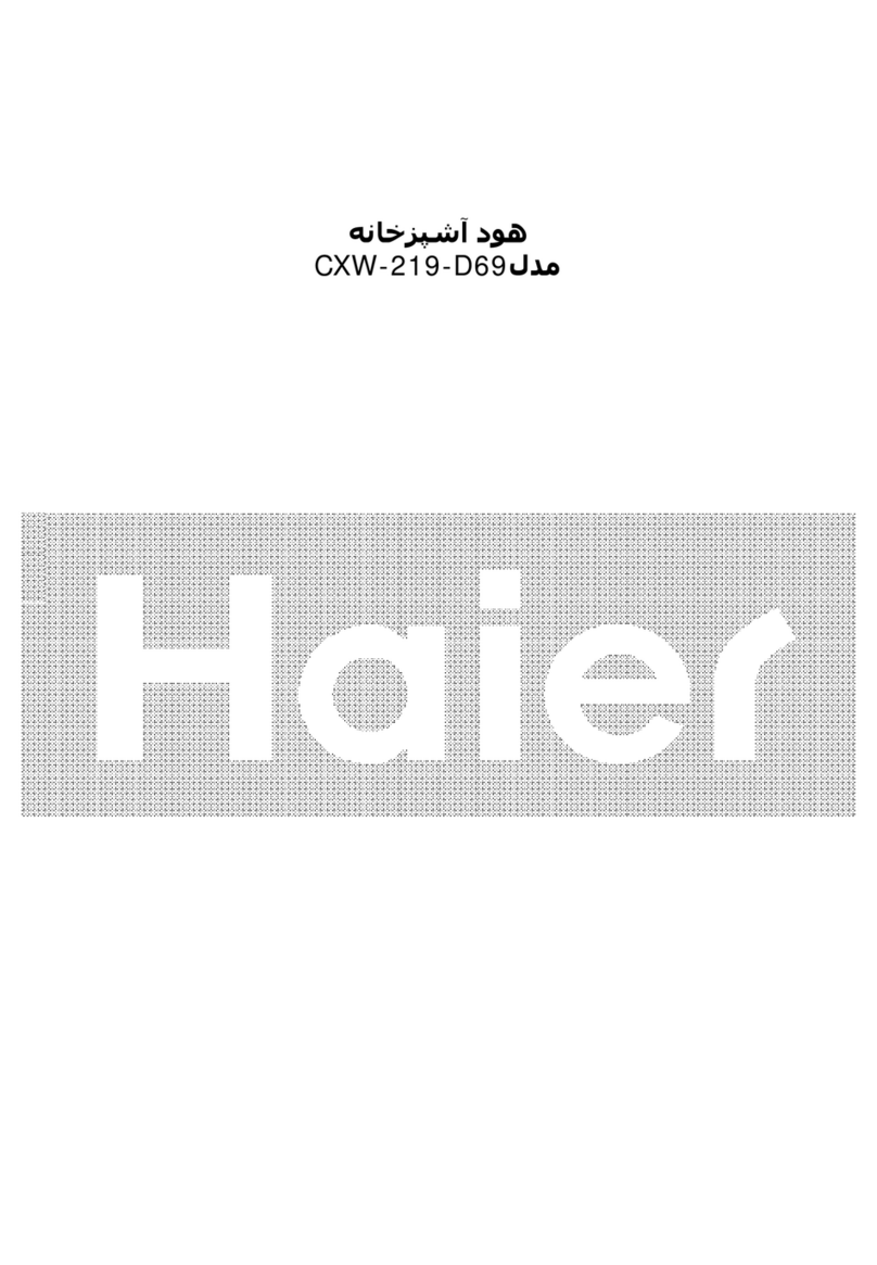 Haier CXW-219-D69 manual