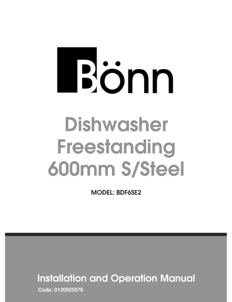 Bonn BDF6SE2 Installation and operation manual