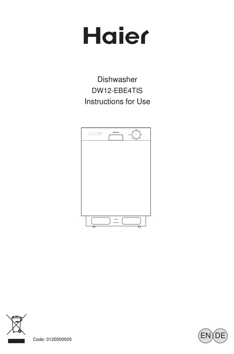Haier DW12-EBE4TIS User manual