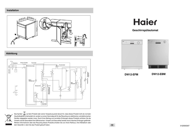 Haier DW12-EFMME manual