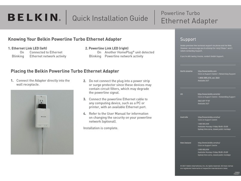 Belkin F5D4071 User manual