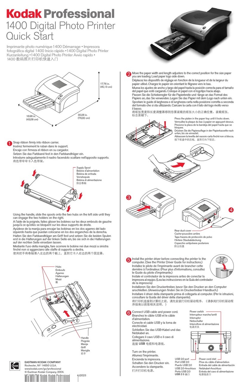 Kodak 1400 User manual