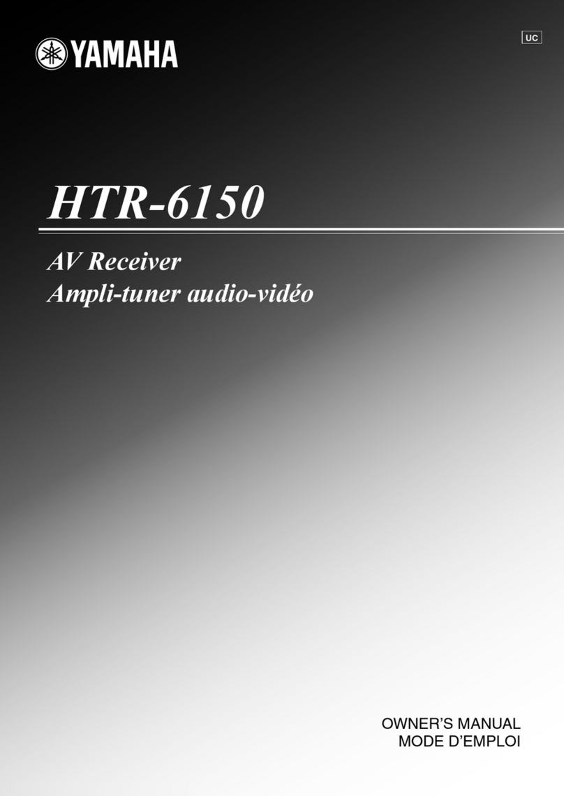 Yamaha HTR-6150 owner's manual