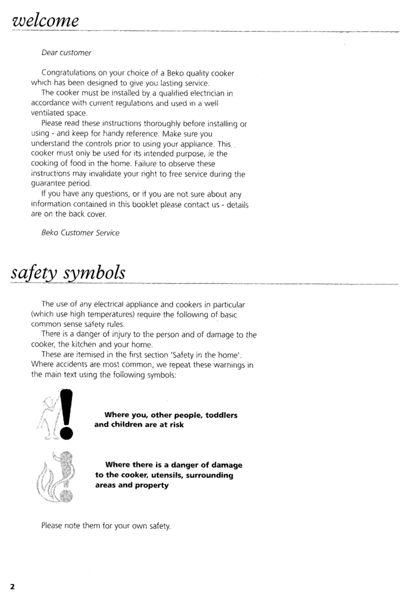 Beko DVC61 User manual