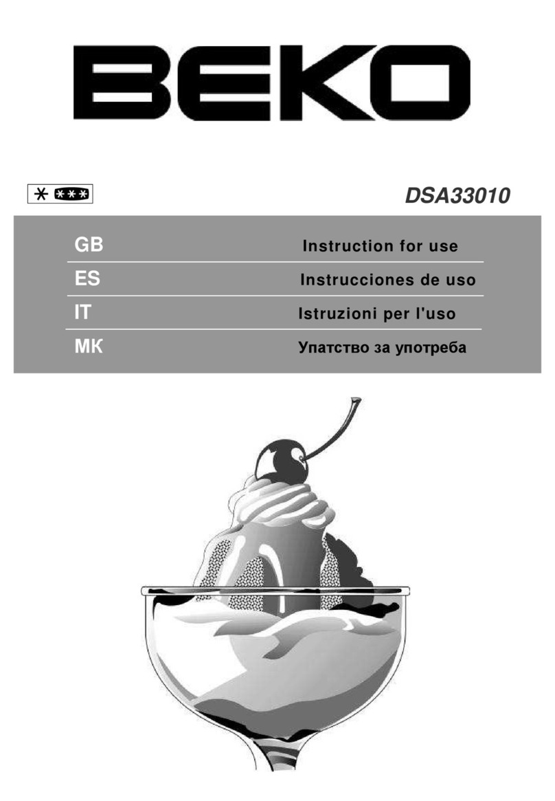 Beko DSA33010 User manual
