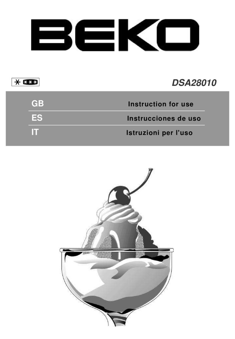 Beko DSA28010 User manual