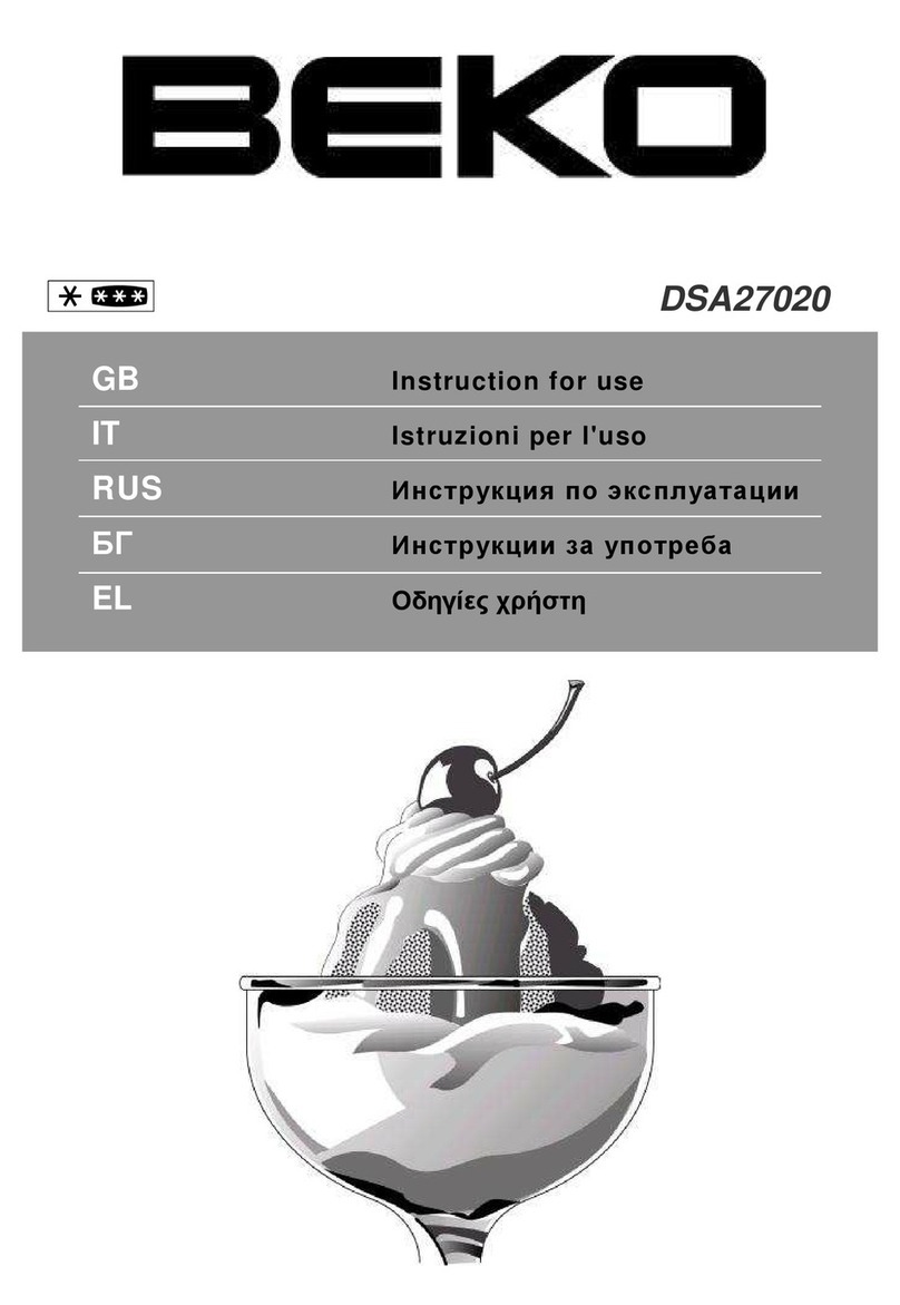 Beko DSA27020 Instructions for use