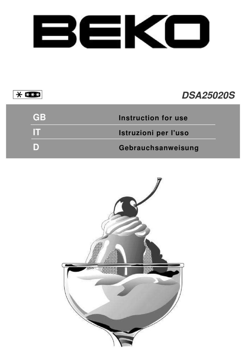 Beko DSA25020S Instructions for use