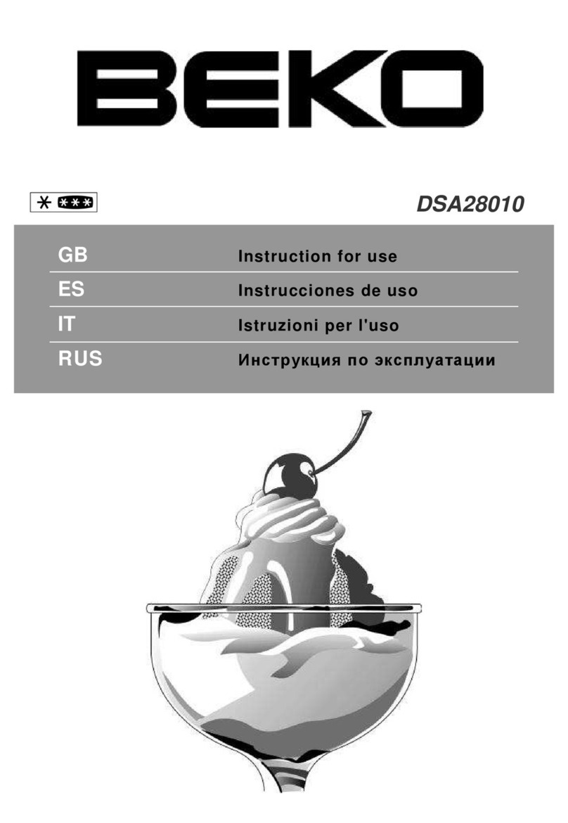 Beko DSA28010 Instructions for use