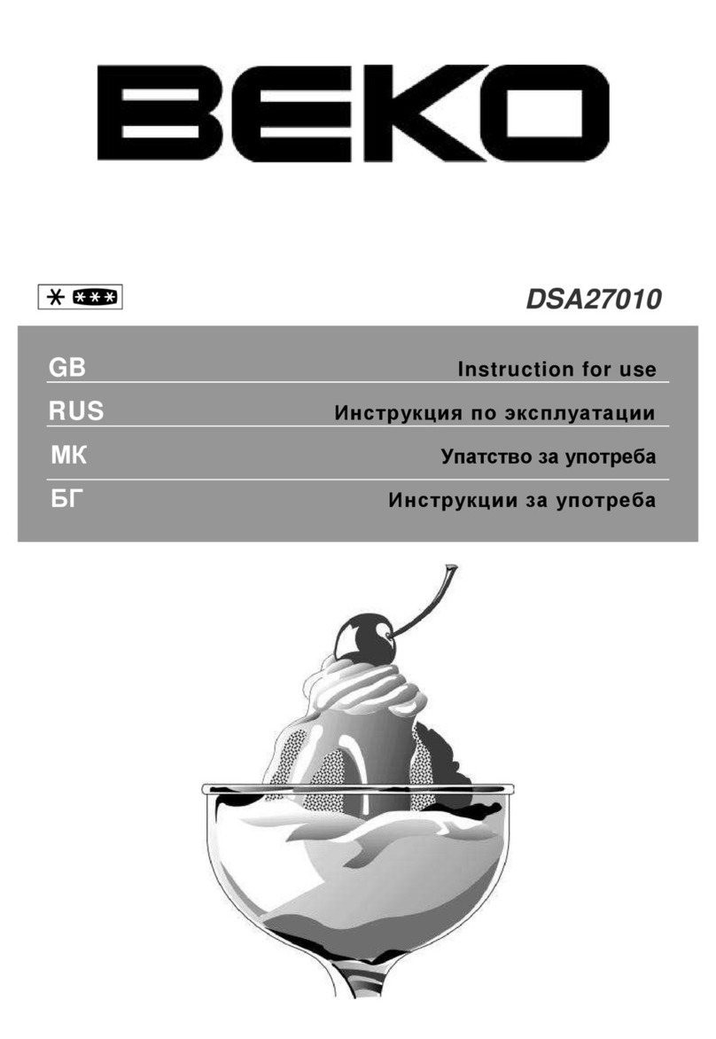 Beko DSA27010 User manual Beko DSA27010 User manual