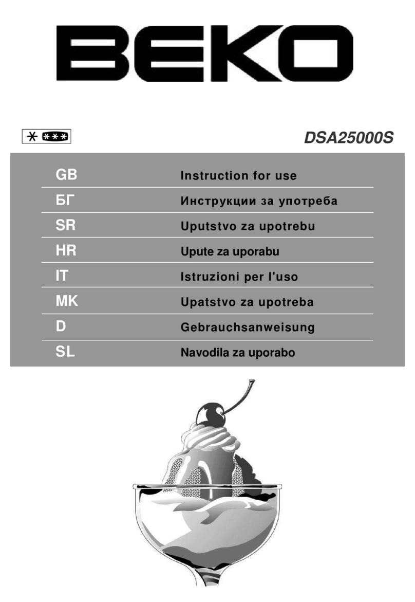 Beko DSA25000S User manual