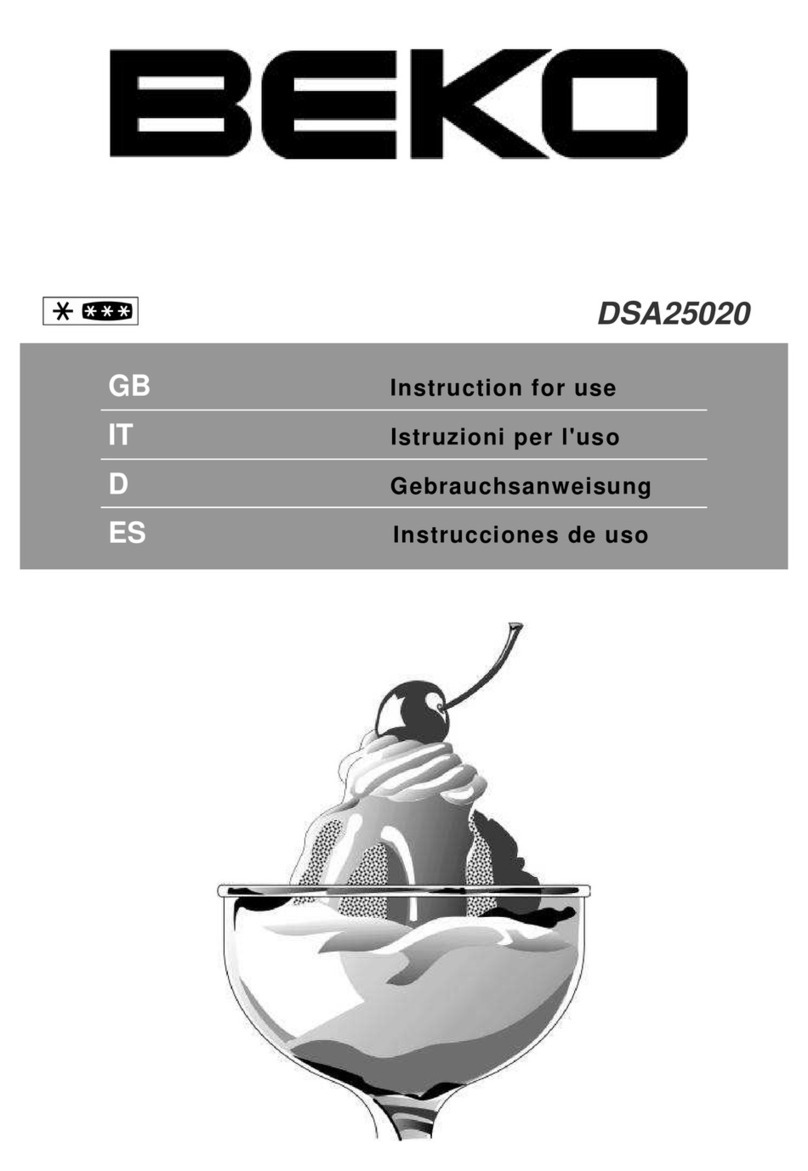 Beko DSA25020 User manual