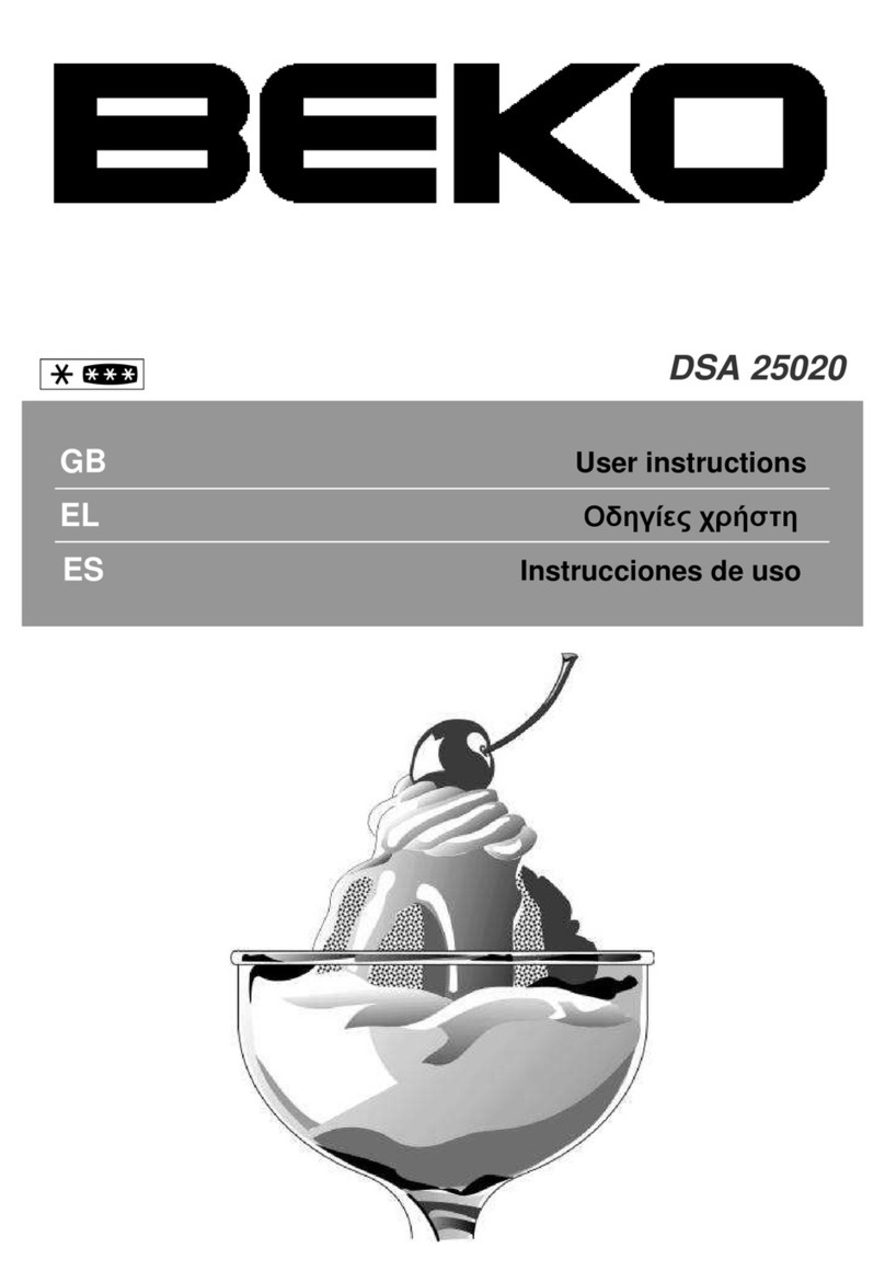 Beko DSA25020 User manual Beko DSA25020 User manual