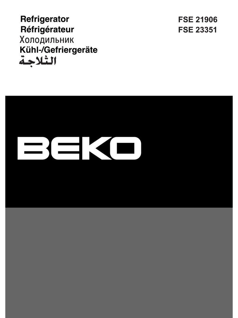 Beko FSE 23351 User manual Beko FSE 23351 User manual