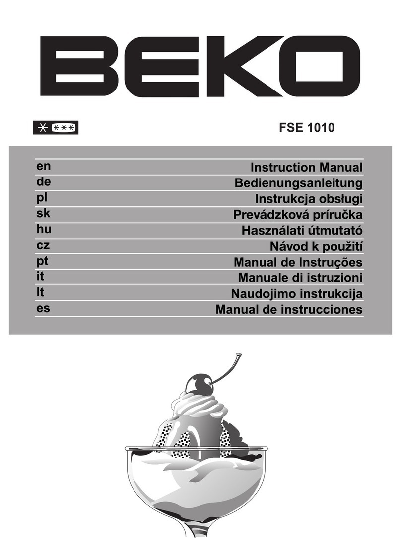 Beko FSE 1010 User manual Beko FSE 1010 User manual