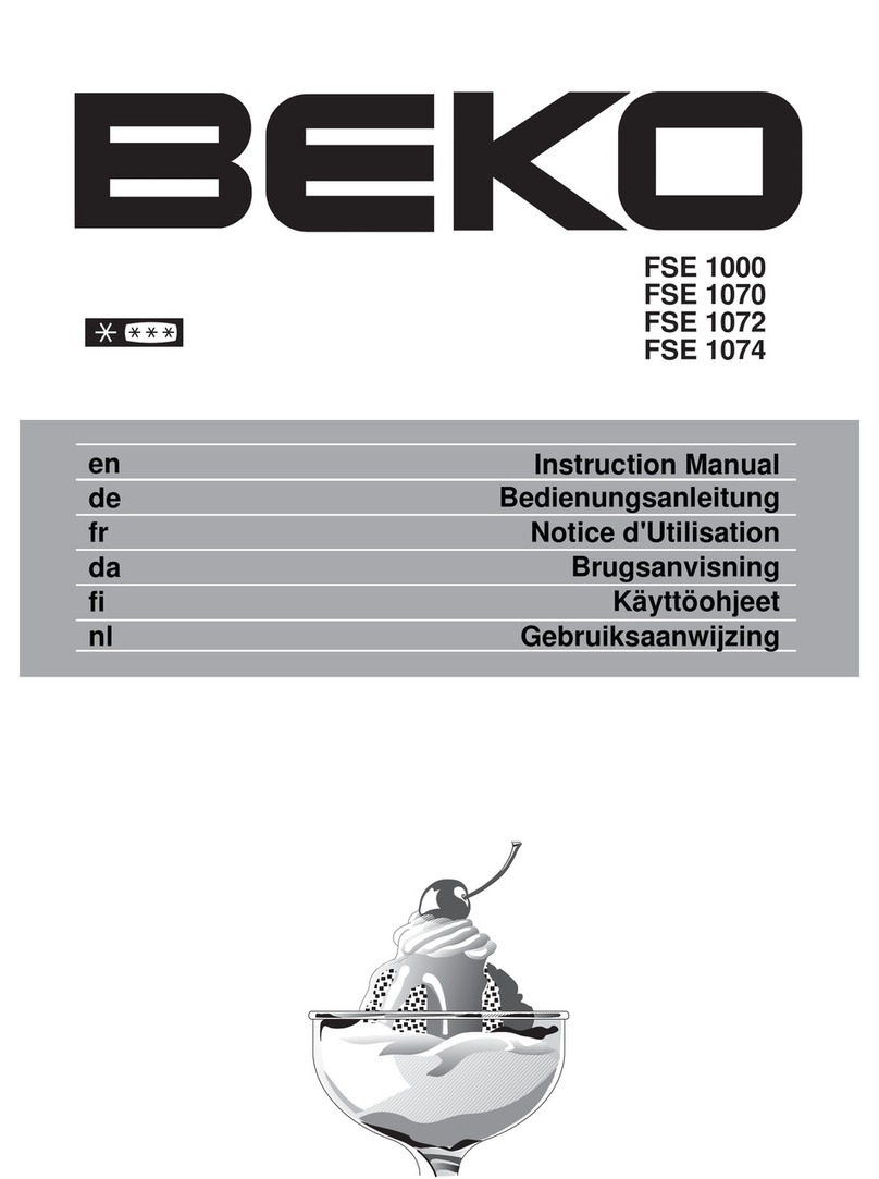 Beko FSE 1000 - ANNEXE 212 User manual