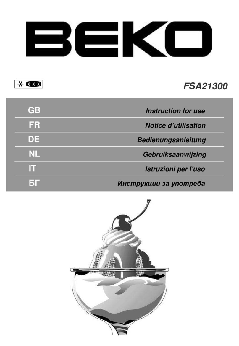 Beko FSA21300 User manual