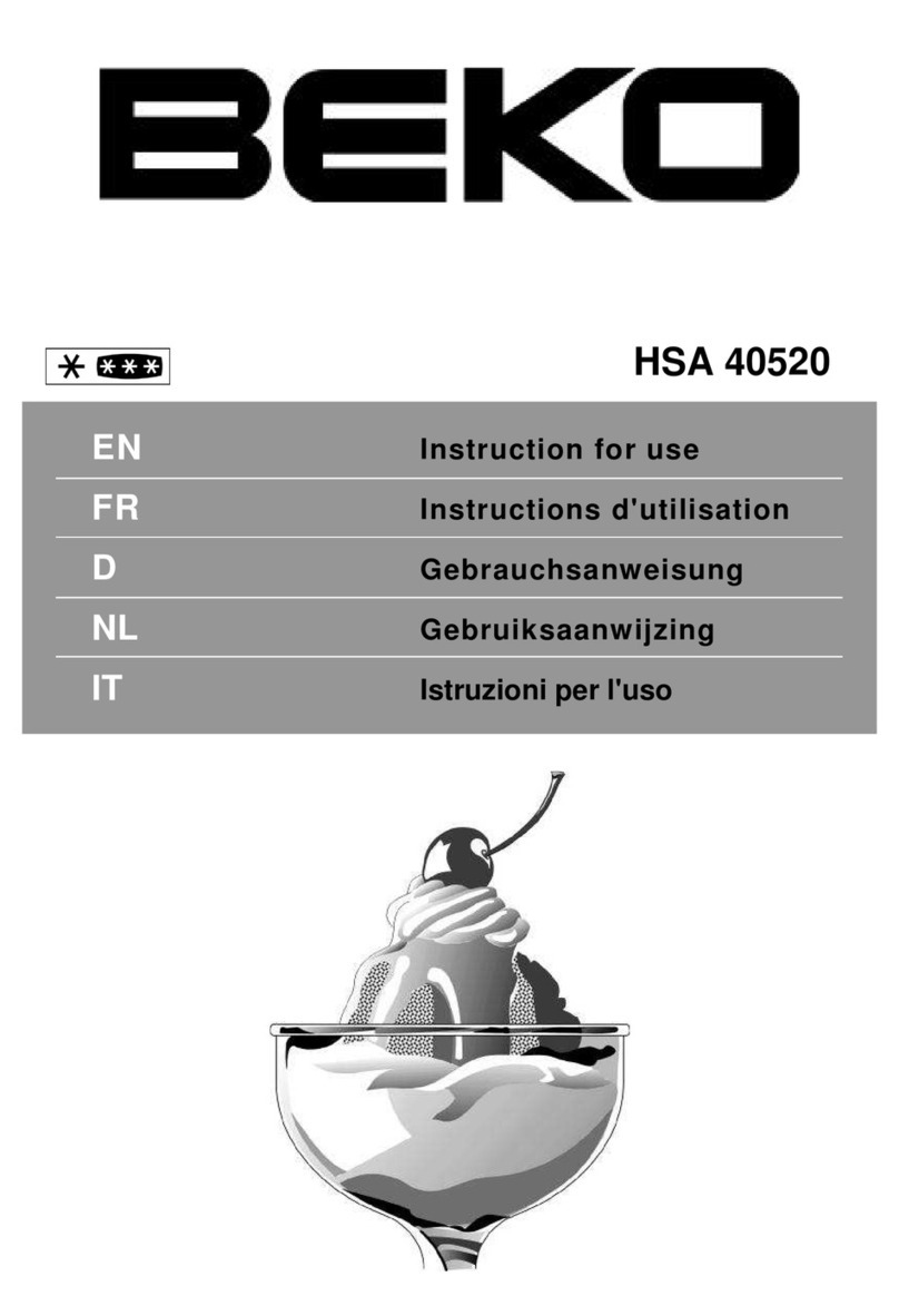Beko HSA 40520 Instructions for use