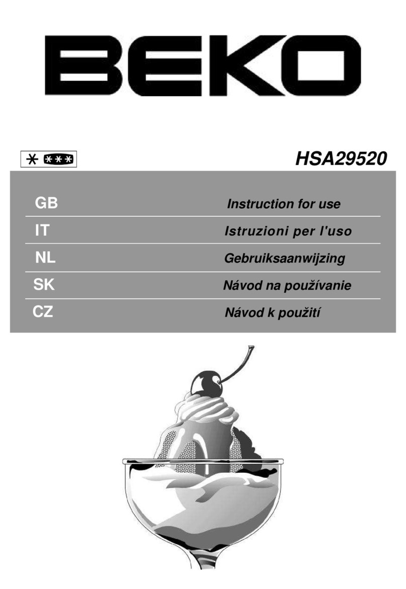 Beko HSA29520 User manual