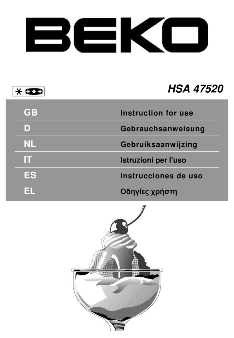 Beko HSA 47520 User manual