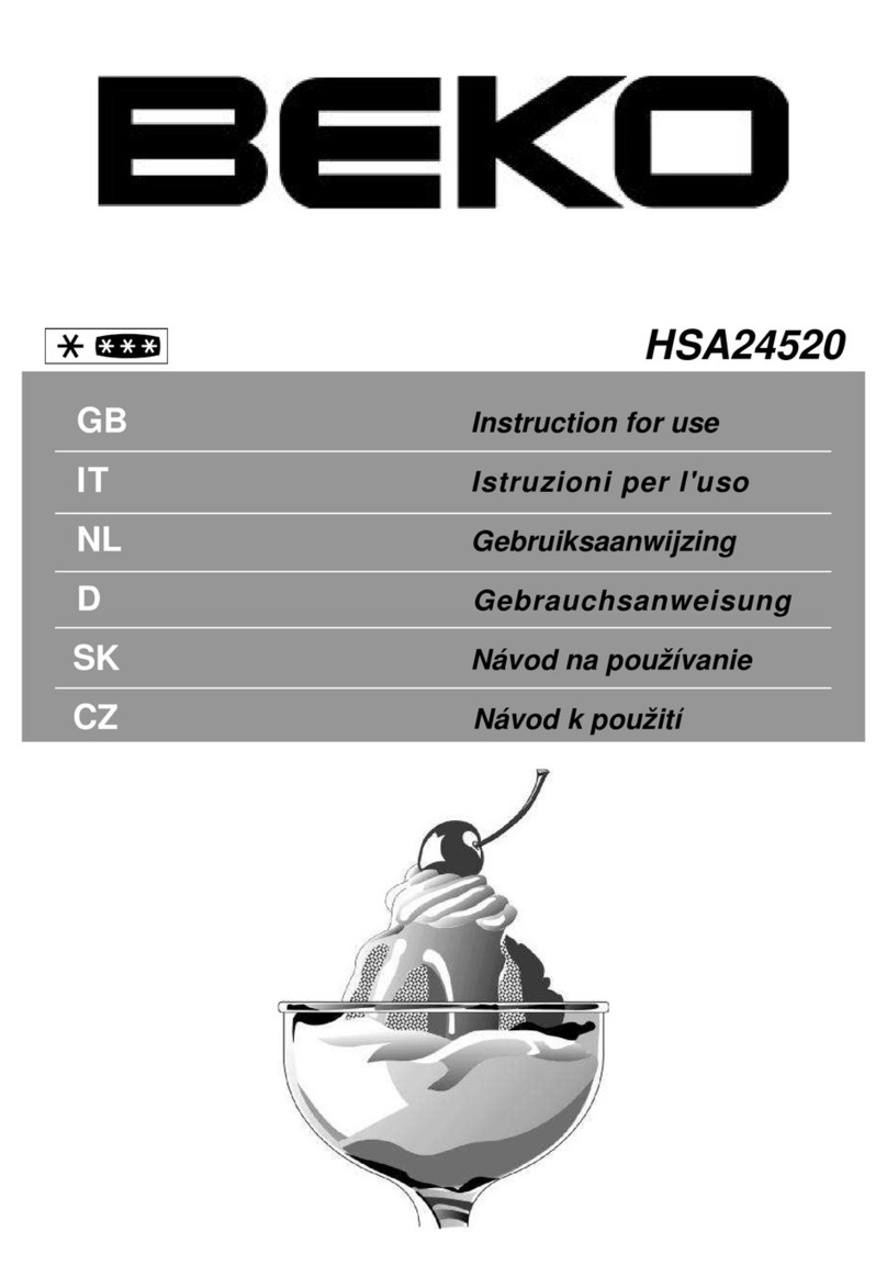Beko HSA24520 Instructions for use