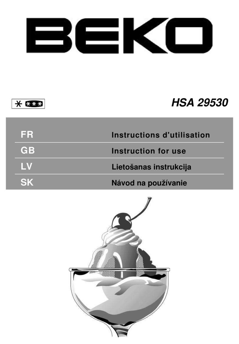 Beko HSA 29530 Instructions for use