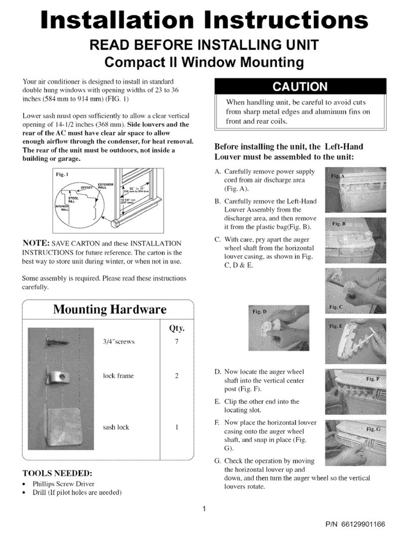 Electrolux FAC124P1A User manual