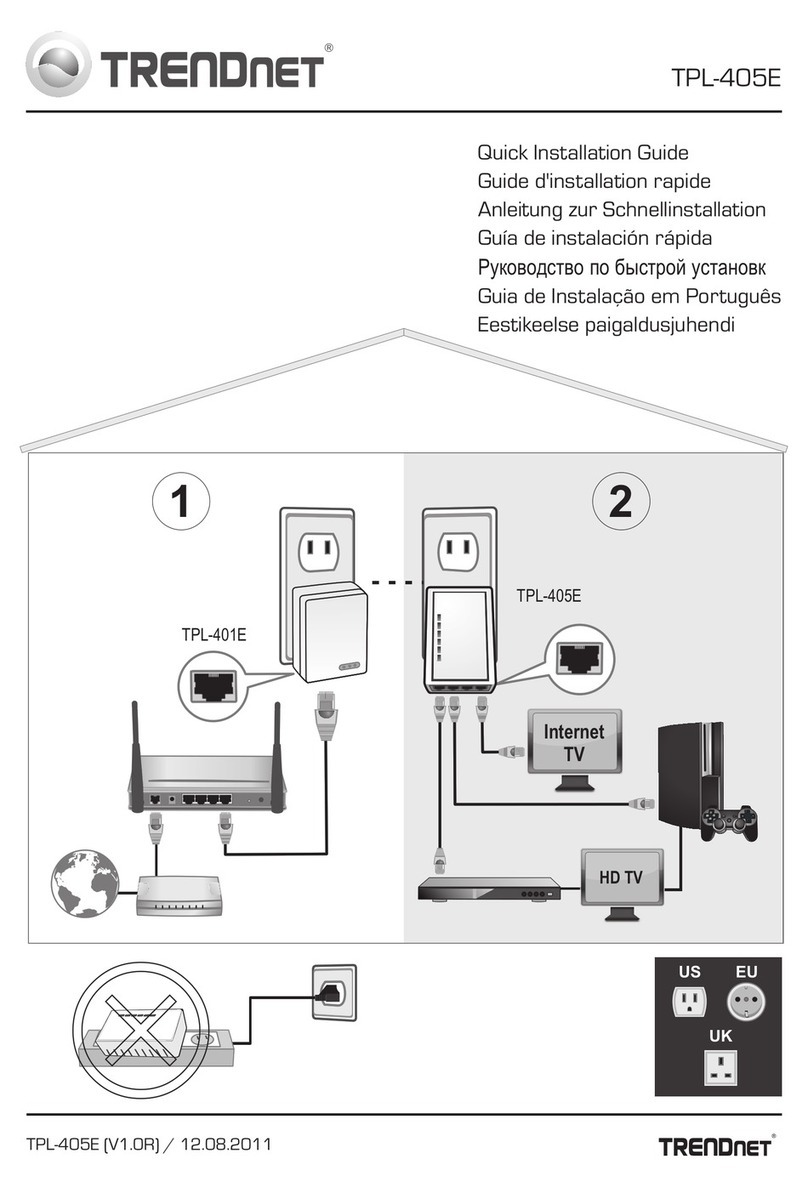 TRENDnet TPL-405E User manual