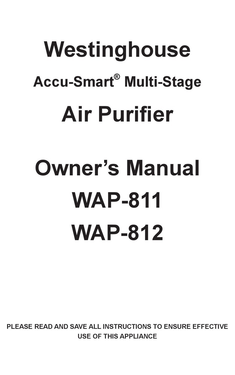 Westinghouse Accu-Smart WAP811 owner's manual