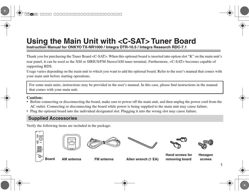 Onkyo C-SAT User manual