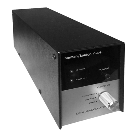 Harman Kardon 44 User manual