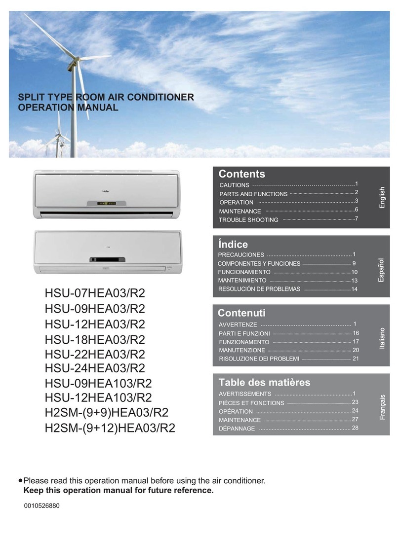 Haier HSU-09HEA103/R2 User manual