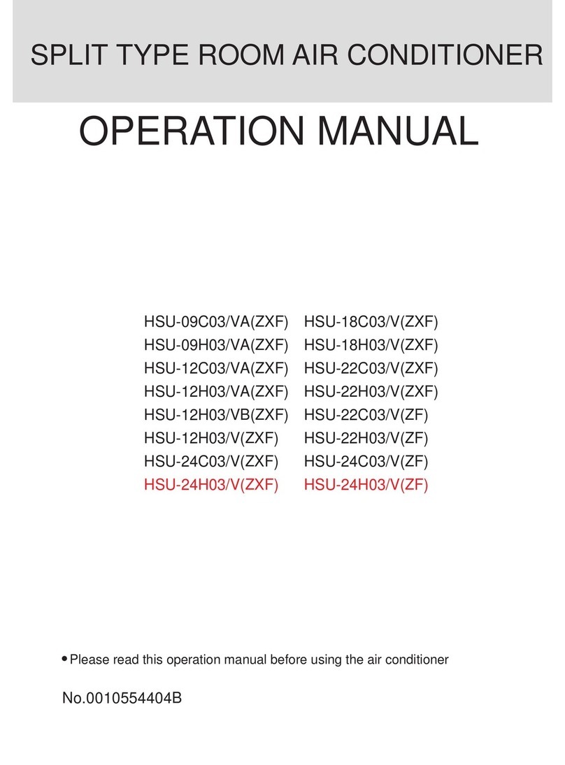 Haier HSU-09H03-VA User manual Haier HSU-09H03-VA User manual