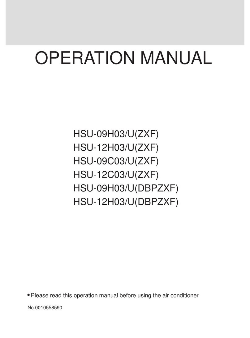 Haier HSU-09C03/U Operation manual