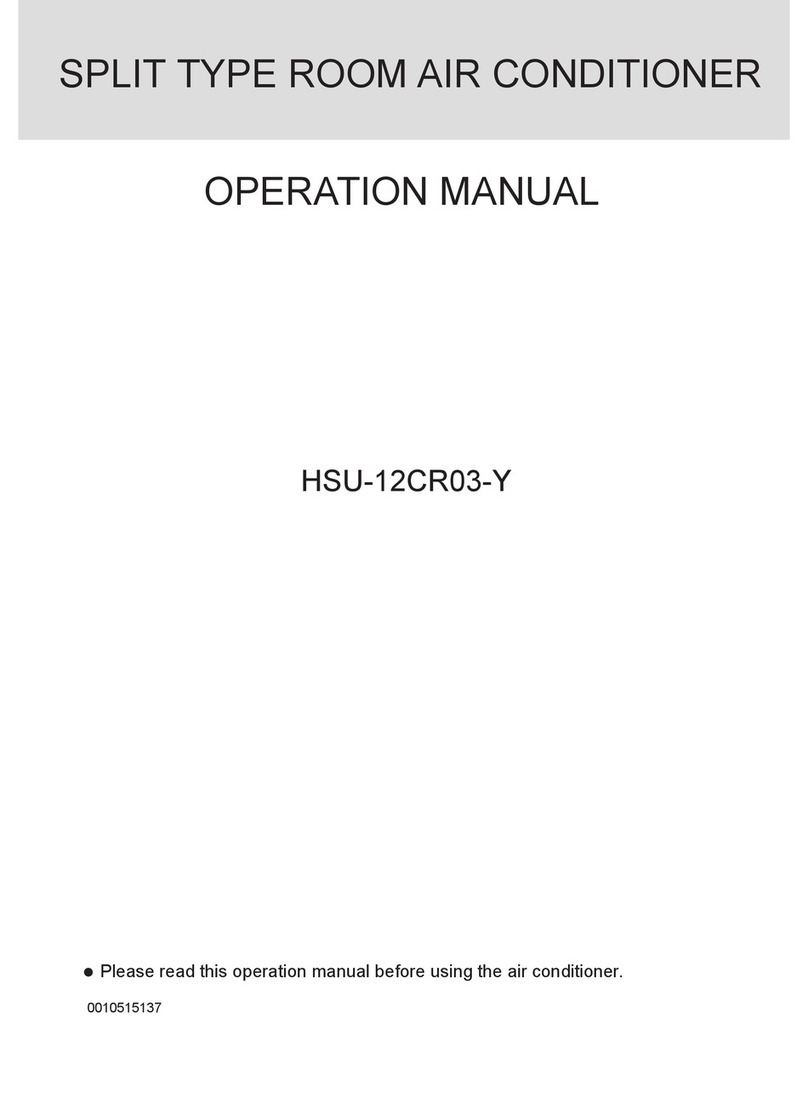 Haier HSU-12CR03-Y User manual Haier HSU-12CR03-Y User manual