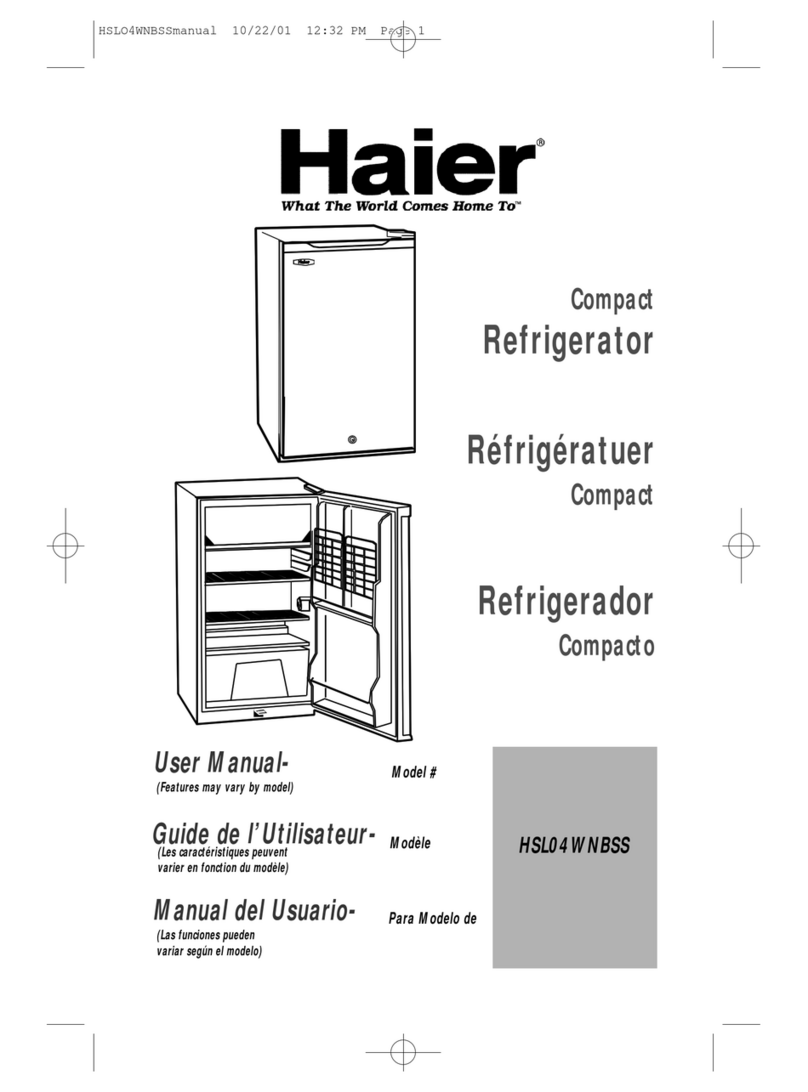 Haier HSL04WNBSS - 02-01 User manual Haier HSL04WNBSS - 02-01 User manual
