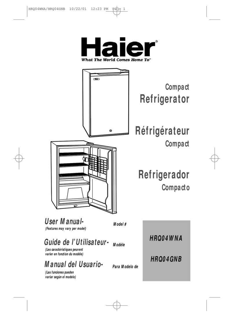 Haier HRQ04GNB - 06-01 User manual Haier HRQ04GNB - 06-01 User manual
