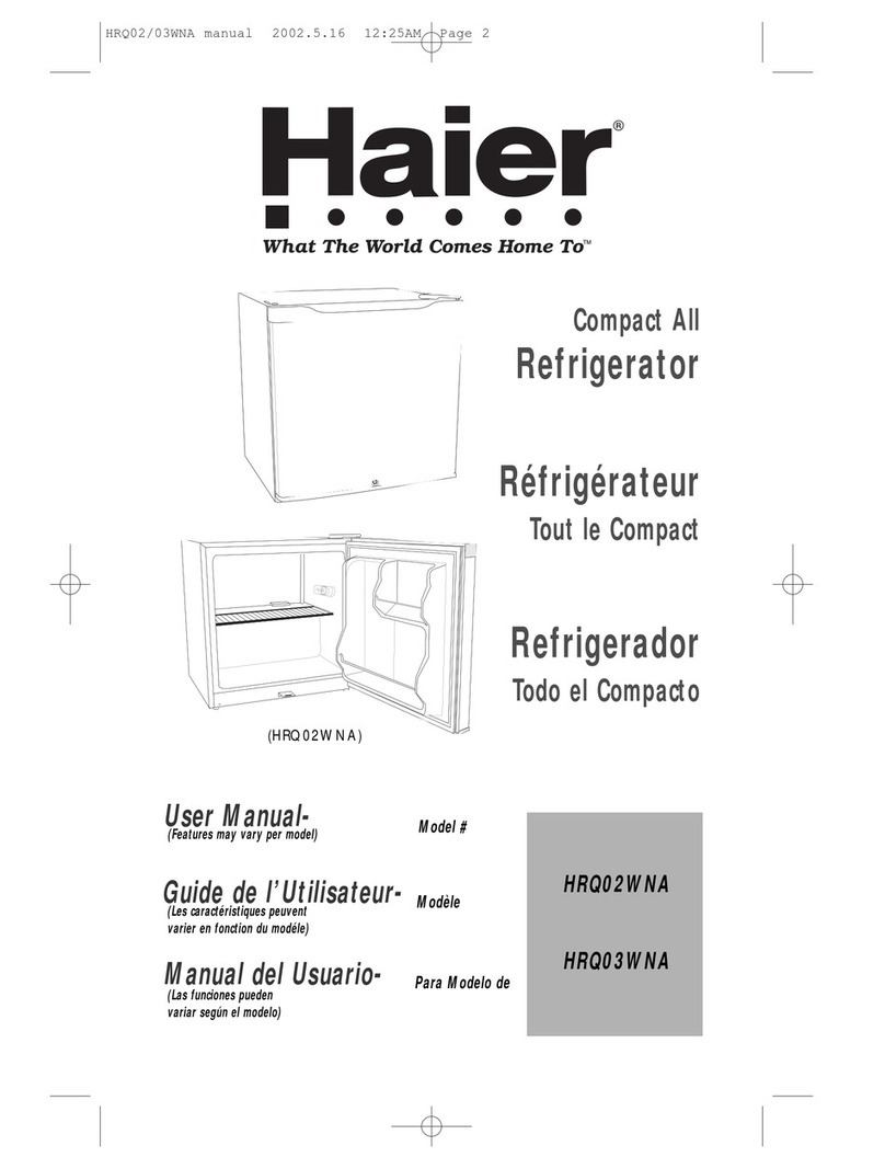 Haier HRQ02WNA - 12-01 User manual Haier HRQ02WNA - 12-01 User manual