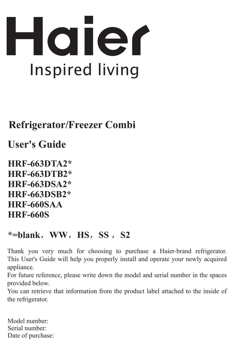 Haier HRF-660S User manual Haier HRF-660S User manual