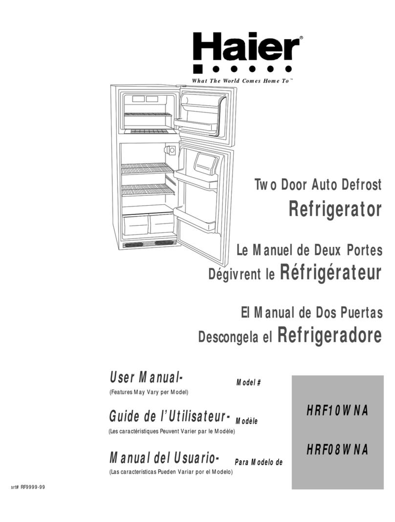 Haier HRF08WNA - 01-02 User manual Haier HRF08WNA - 01-02 User manual