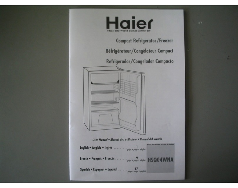 Haier HSQ04WNASS User manual Haier HSQ04WNASS User manual