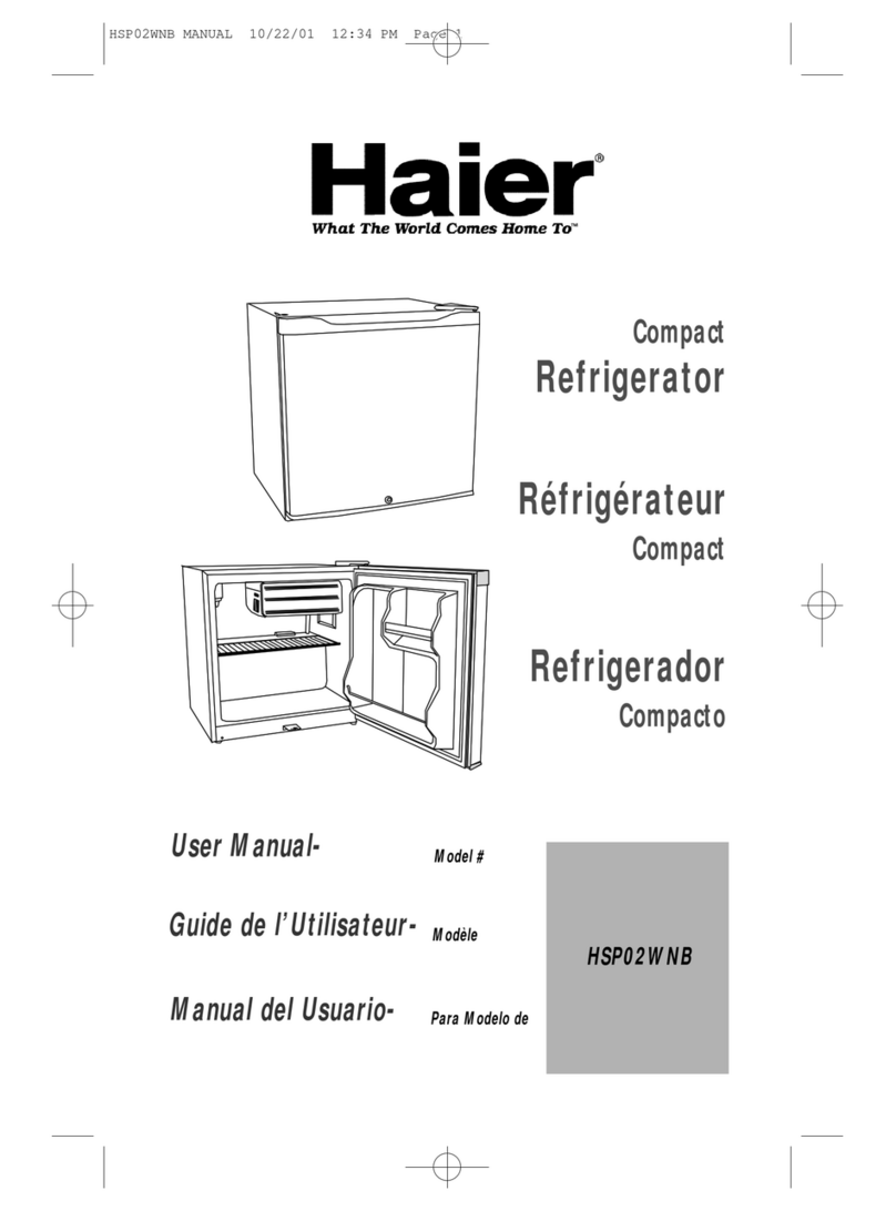 Haier HSP02WNB - 09-01 User manual