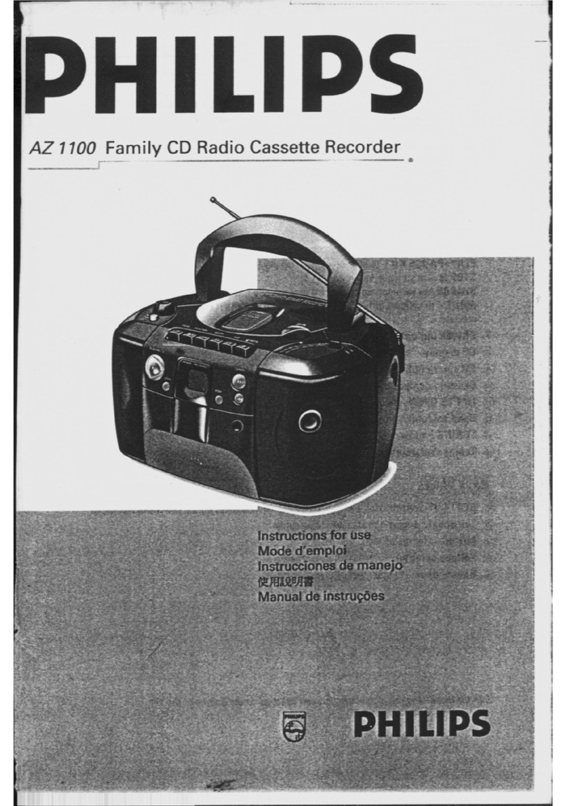 Magnavox AZ1100 - Single Deck Instruction Manual