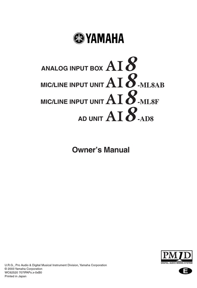 Yamaha AI8-ML8AB User manual